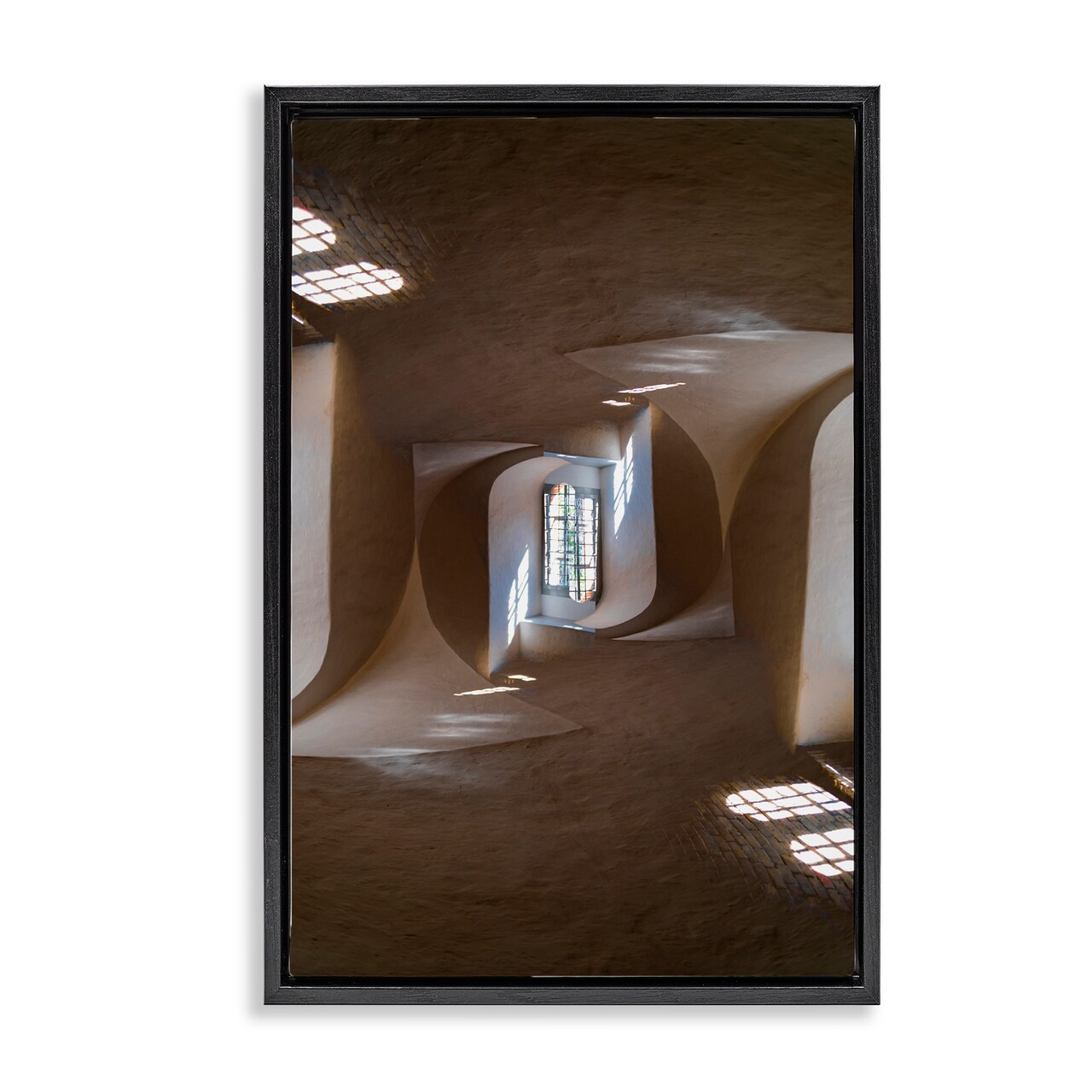 Stupell Industries Window Reflections Symmetry Floating Frame, design by Robin Vandenabeele